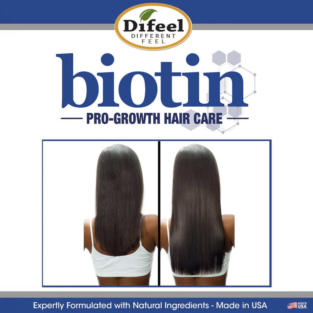 Difeel Pro-Growth Biotin Conditioner for Hair Growth | 33.8 oz | For Thinning Hair