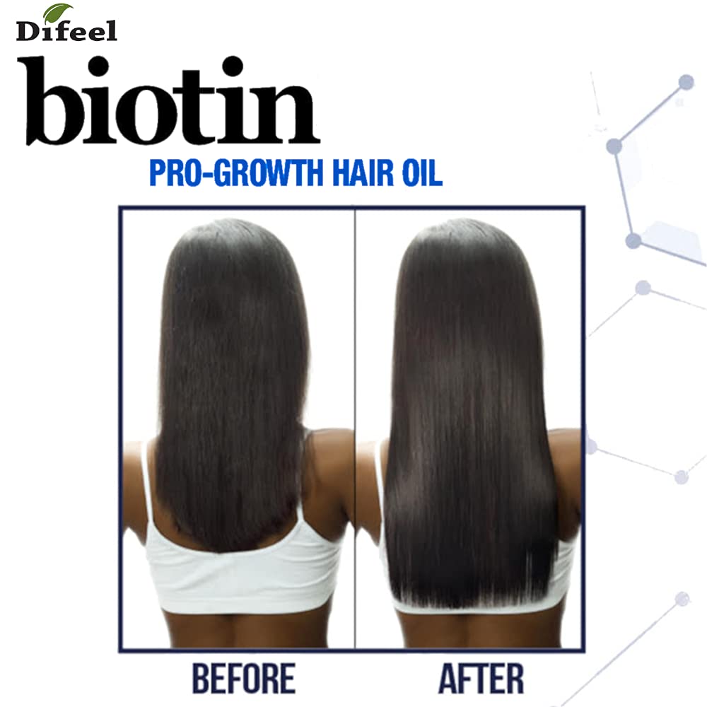 Difeel Premium Biotin Hair Oil 7.1 oz (Pack of 2) – ProGrowth Fortified