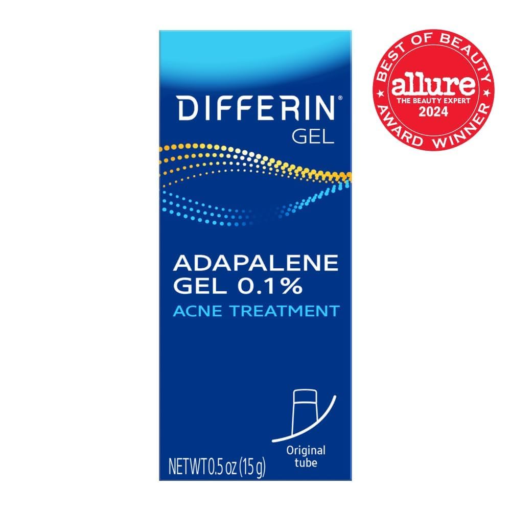 Differin Acne Treatment Gel 0.1% Adapalene – 15g Tube