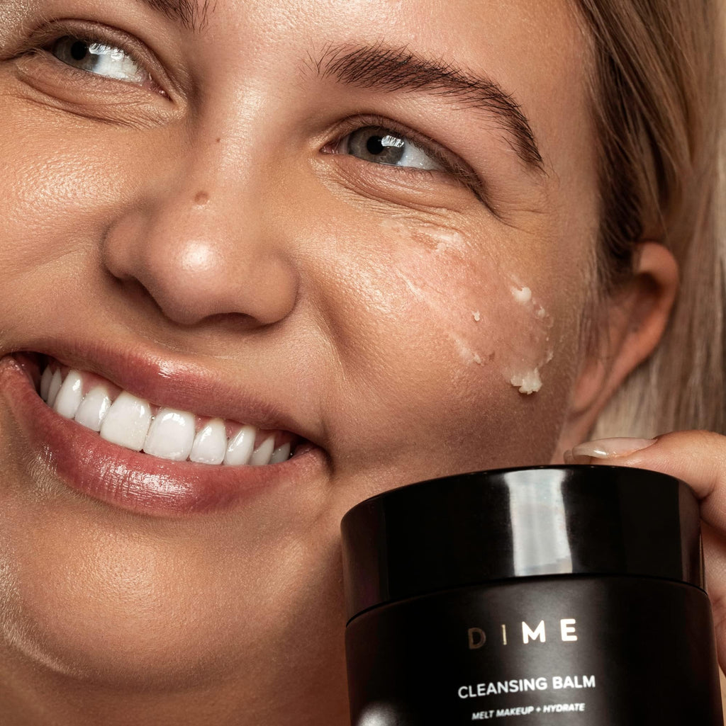 DIME Beauty Cleansing Balm – Makeup Remover, Hydrating Cleanser with Squalane | 3.38 oz
