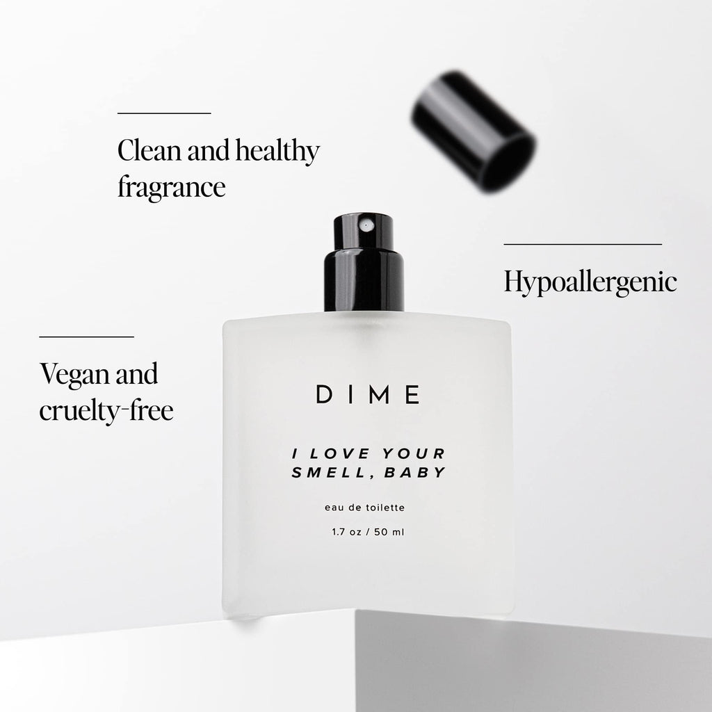 DIME Beauty Perfume I Love Your Smell, Baby – Sweet Floral EDT for Women, Clean & Hypoallergenic