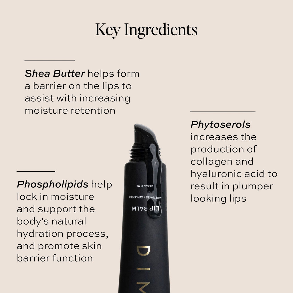 DIME Beauty Lip Balm – Hydrating Lip Care, Vegan & Cruelty-Free, 0.5 oz / 15 ml