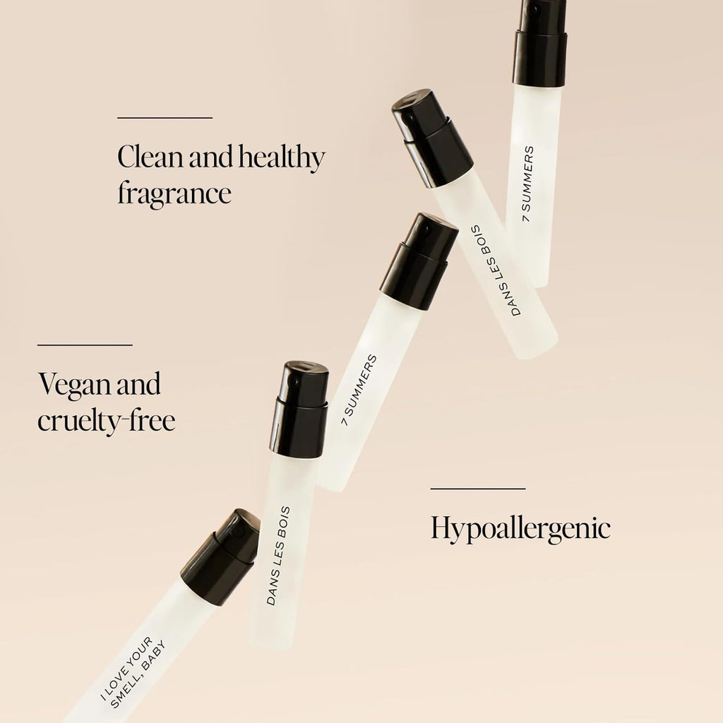 DIME Beauty Perfume Sampler — Hypoallergenic, Clean Fragrances for Women (Set of 5, 2 ml)