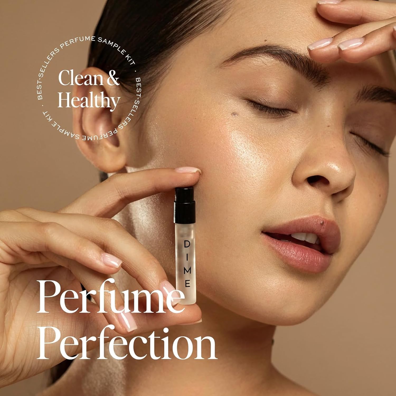 DIME Beauty Perfume Sampler — Hypoallergenic, Clean Fragrances for Women (Set of 5, 2 ml)