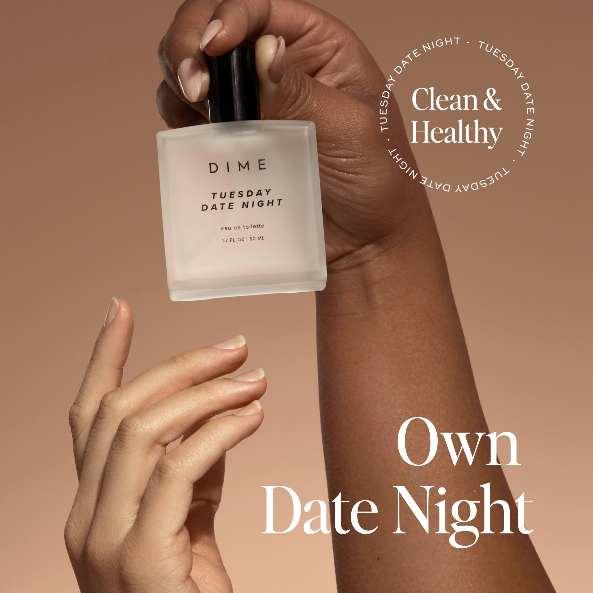 DIME Beauty Tuesday Date Night Perfume – 1.7 oz / 50 ml | Woody Musk, Clean & Vegan