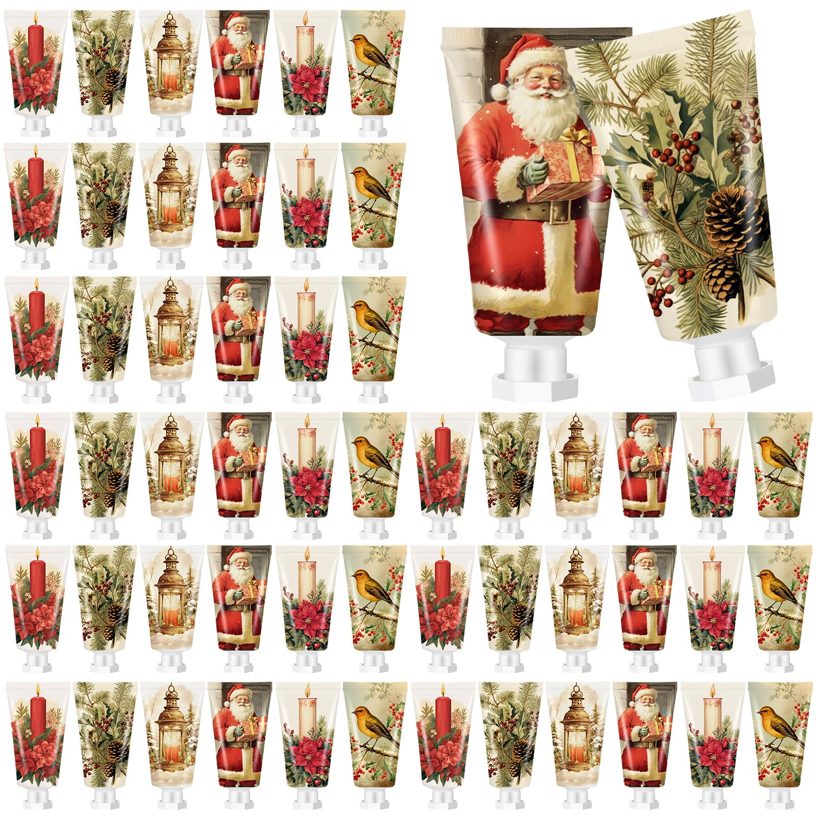 Dimsile 72-Pcs Christmas Hand Cream Set – 6 Fragrances Mini Travel-Size Lotions