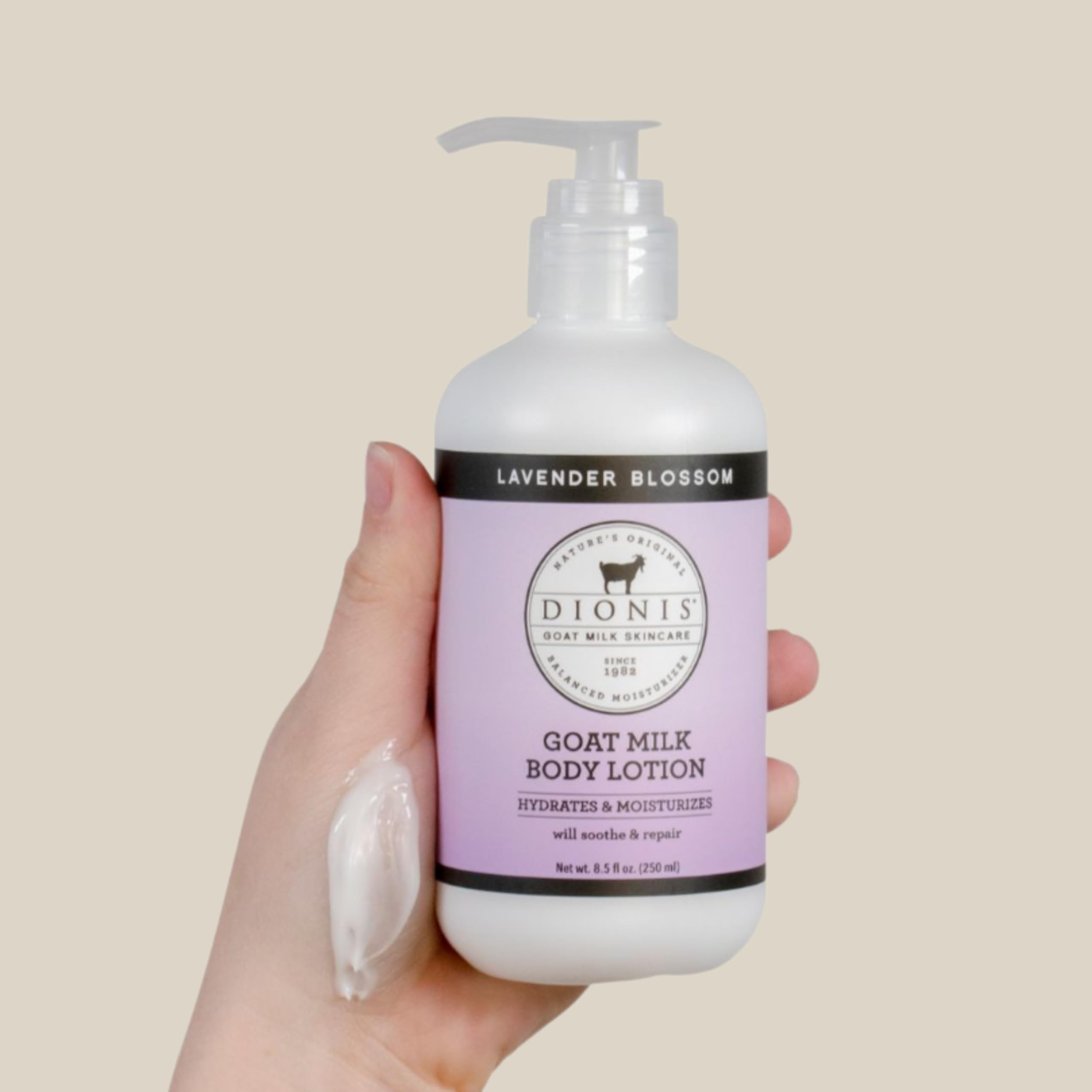 Dionis Goat Milk Lotion Lavender Blossom Gift Set — Hydrating, Cruelty-Free, Dermatologist Tested