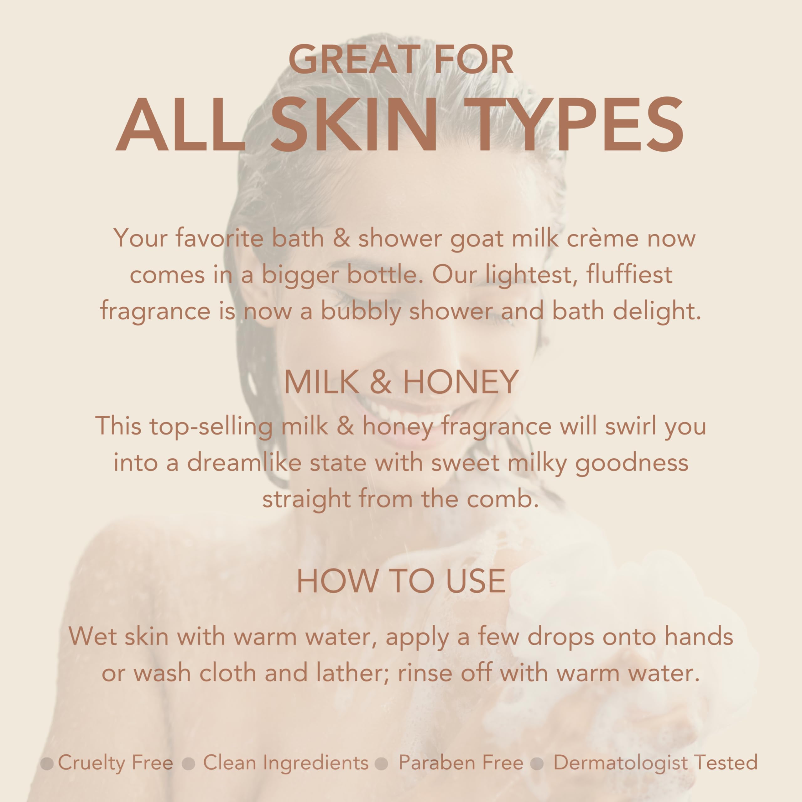 Dionis Goat Milk Bath Soap & Milk & Honey Shower Creme – 14.5oz (Pack of 1)