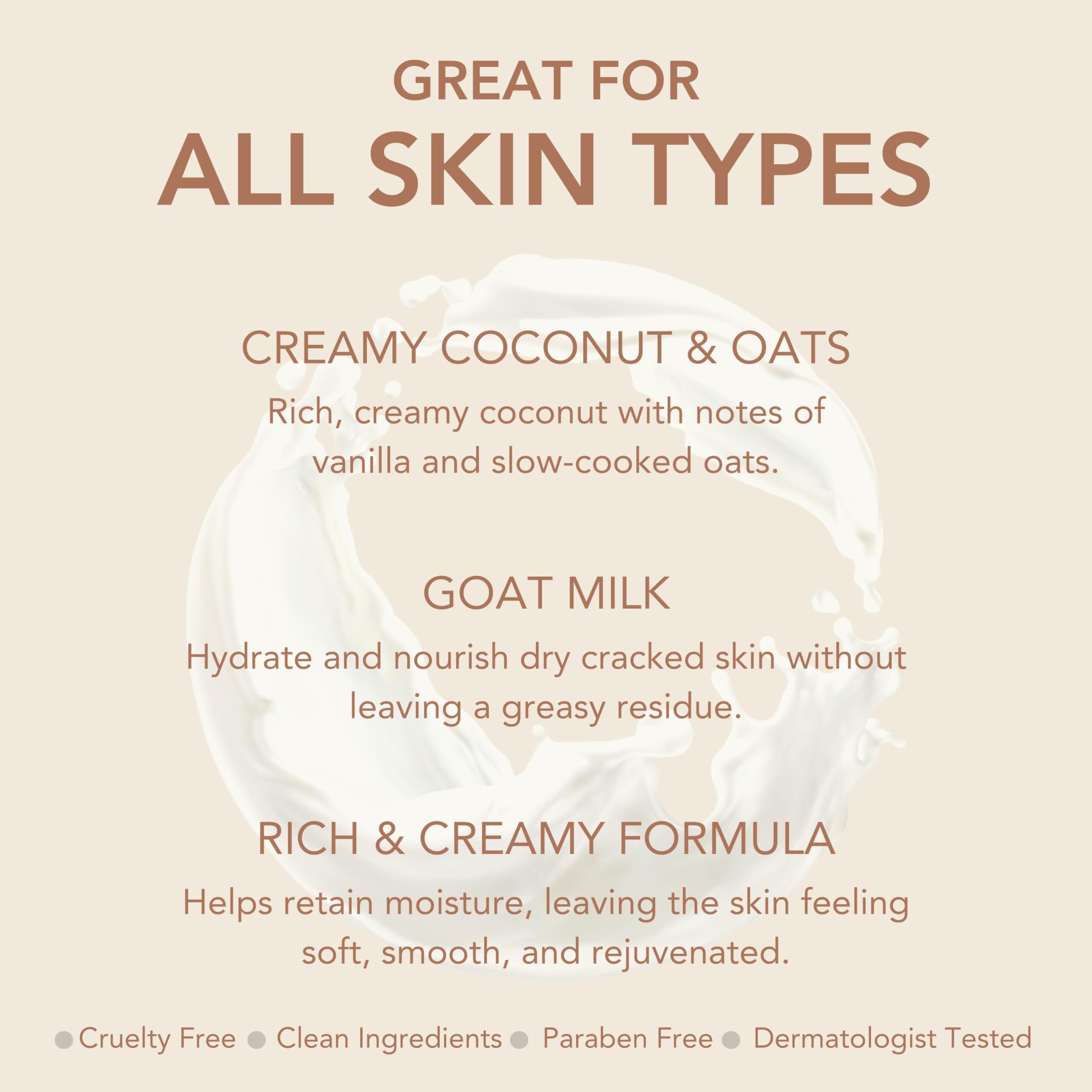 Dionis Goat Milk Body Lotion Coconut & Oats – 8.5 oz