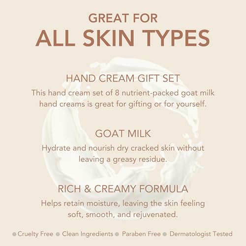 Dionis Goat Milk Hand Cream Expanded – 1 oz (Pack of 8) | 2025 Formula