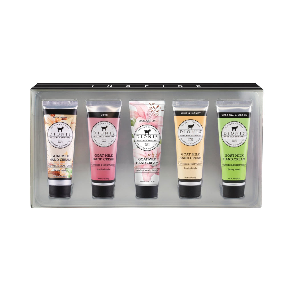 Dionis Goat Milk Hand Cream Inspire 2024 — 6-Pack Gift Set (1 oz Each)