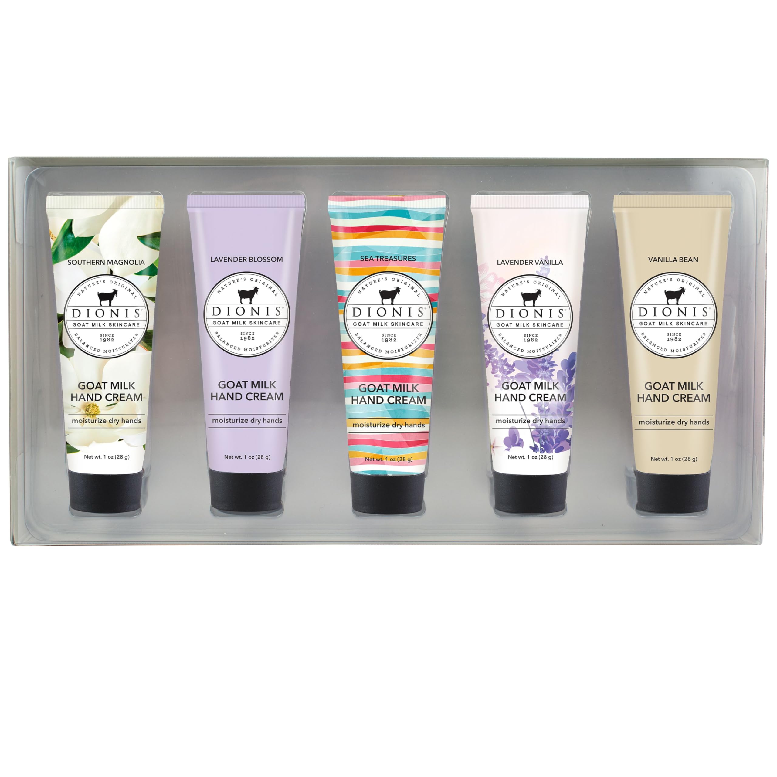 Dionis Goat Milk Hand Cream Inspire Gift Set 2025 – 6 x 1 oz Tubes