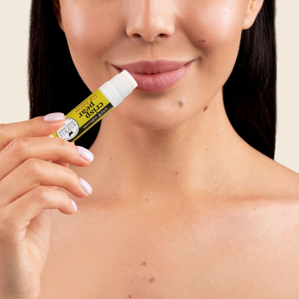 Dionis Goat Milk Lip Balm Crisp Pear 0.28oz – 3 Pack | Natural Lip Care