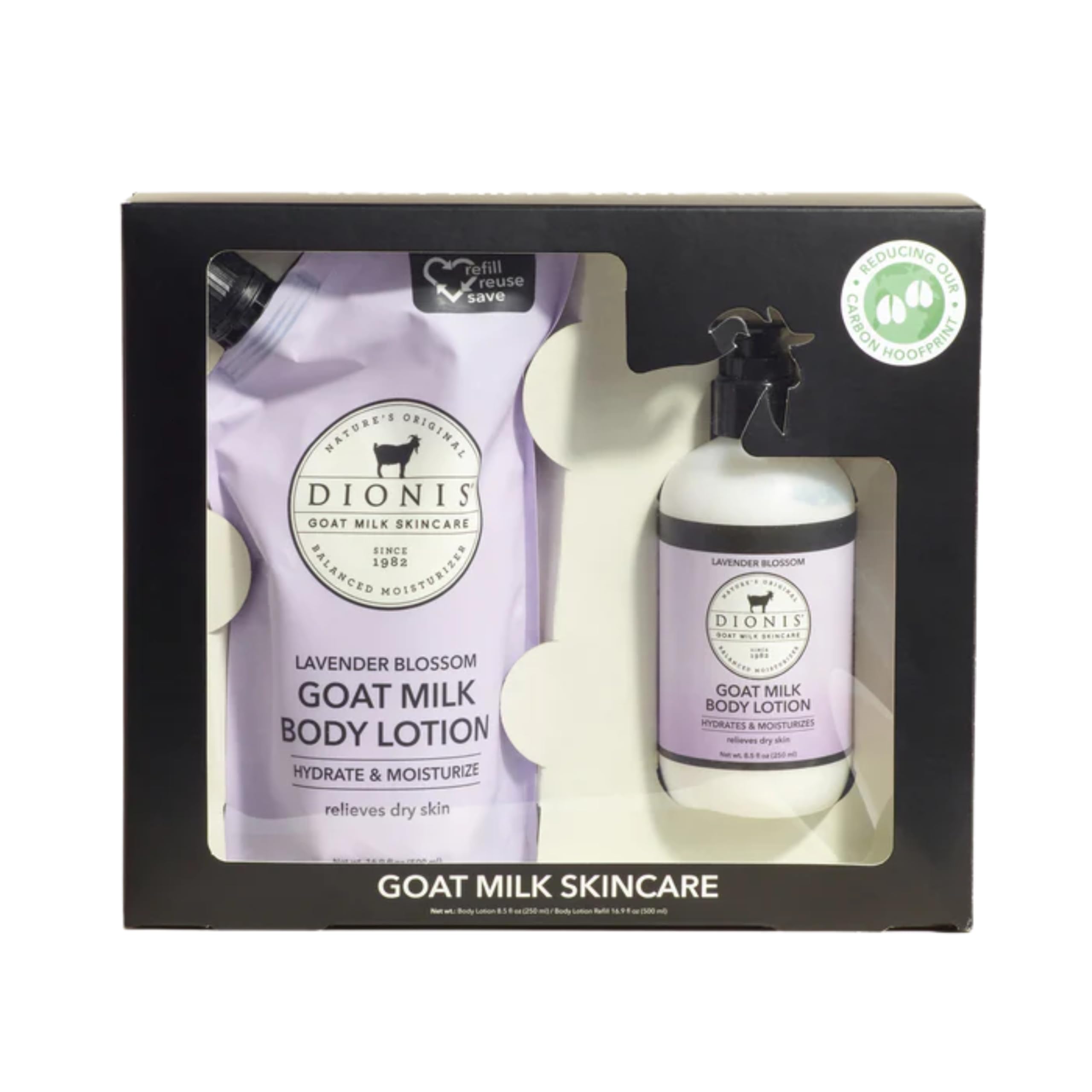 Dionis Goat Milk Lotion Lavender Blossom Gift Set — Hydrating, Cruelty-Free, Dermatologist Tested