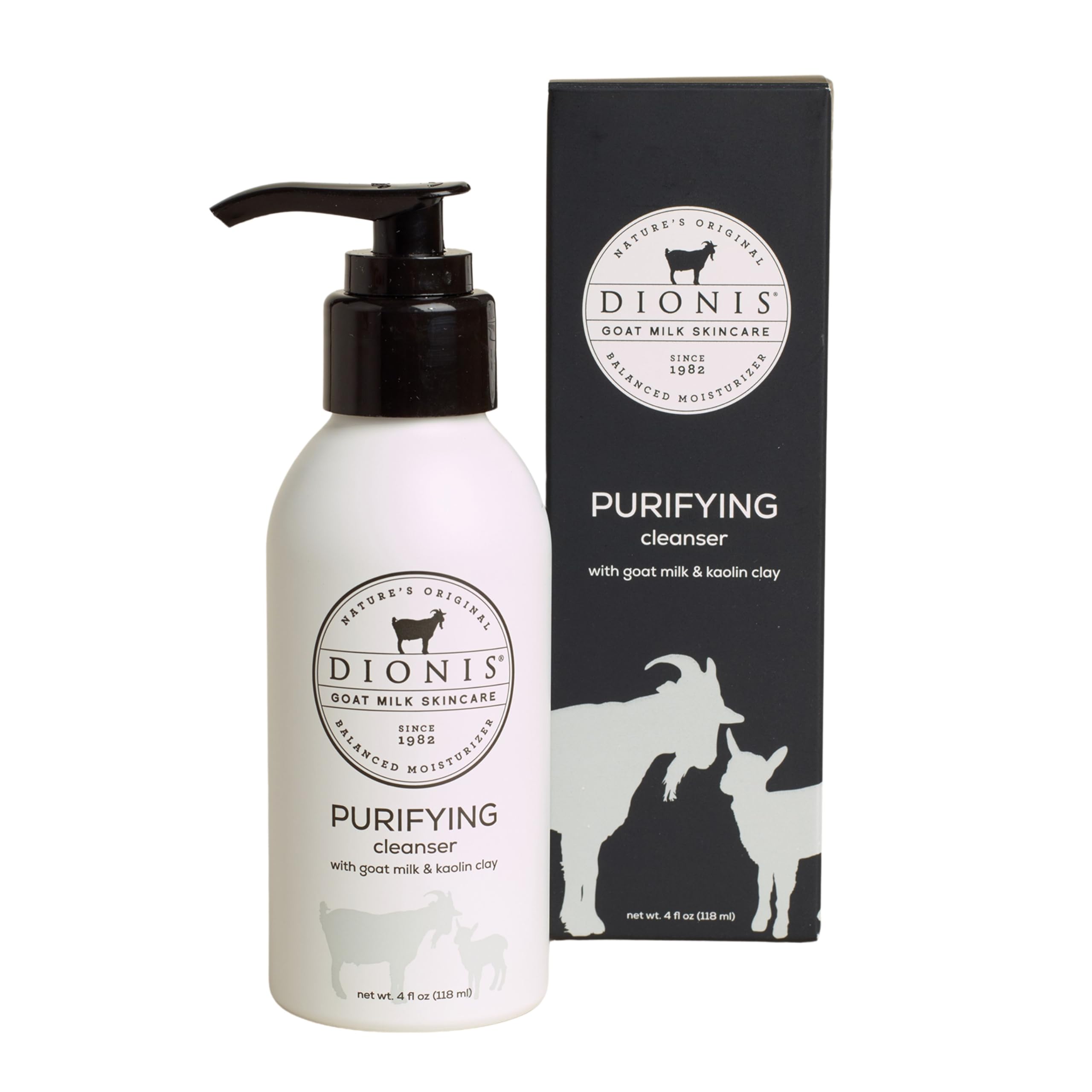 Dionis Goat Milk Purifying Cleanser with Kaolin Clay – Gentle Daily Cleanser for Oily Skin