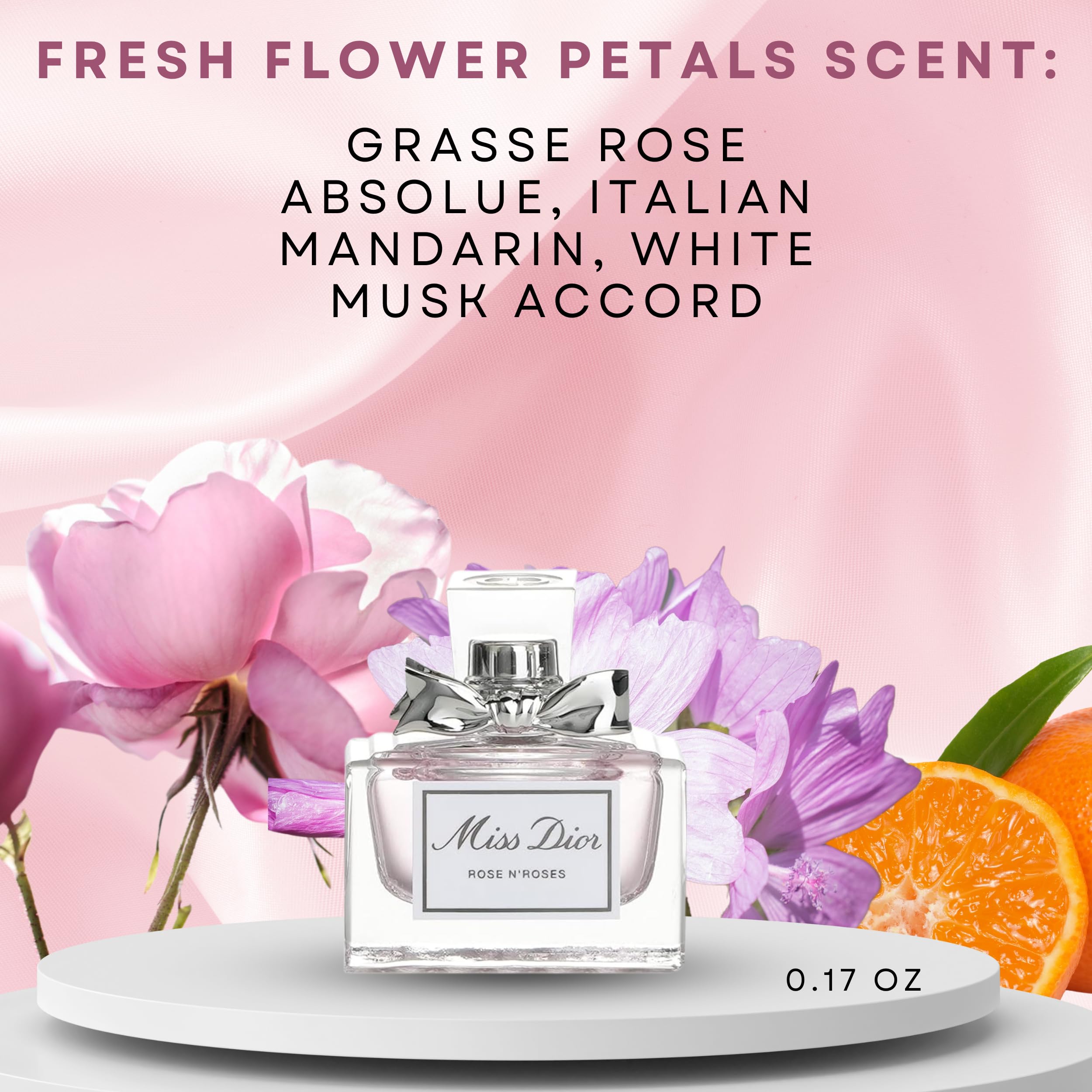 Miss Dior Rose N' Roses EDT 5ml by Dior – Floral Rose & Citrus Scent
