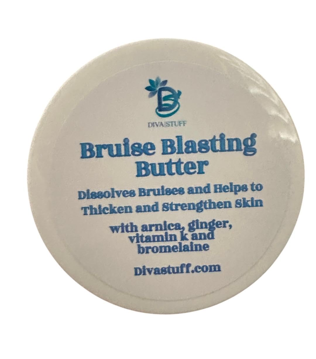 Diva Stuff New Improved Bruise Dissolving Cream with Arnica, Vitamin K & Bromelain – 4 oz