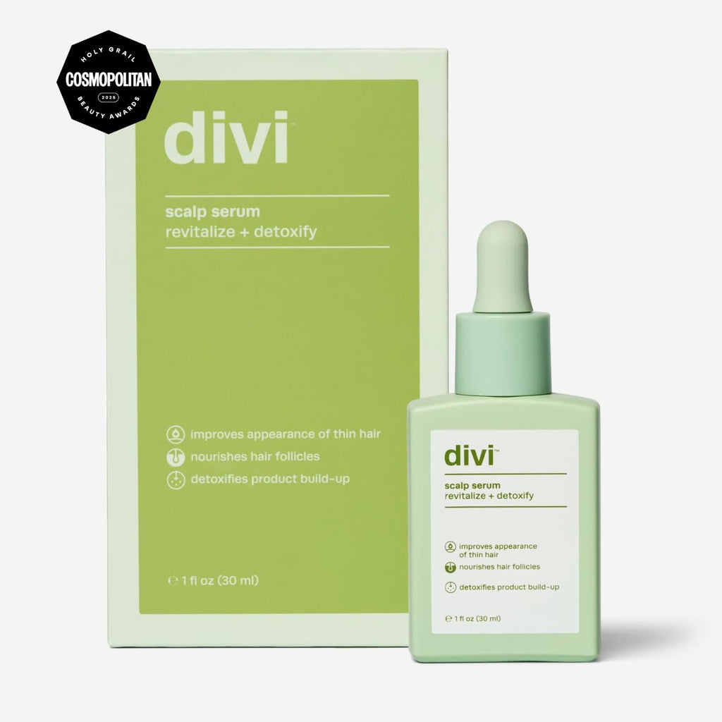 Divi Scalp Serum for Thinning Hair, 30ml — Clinically Tested, Nourishing Formula with Amino Acids, Caffeine & Rosemary Oil