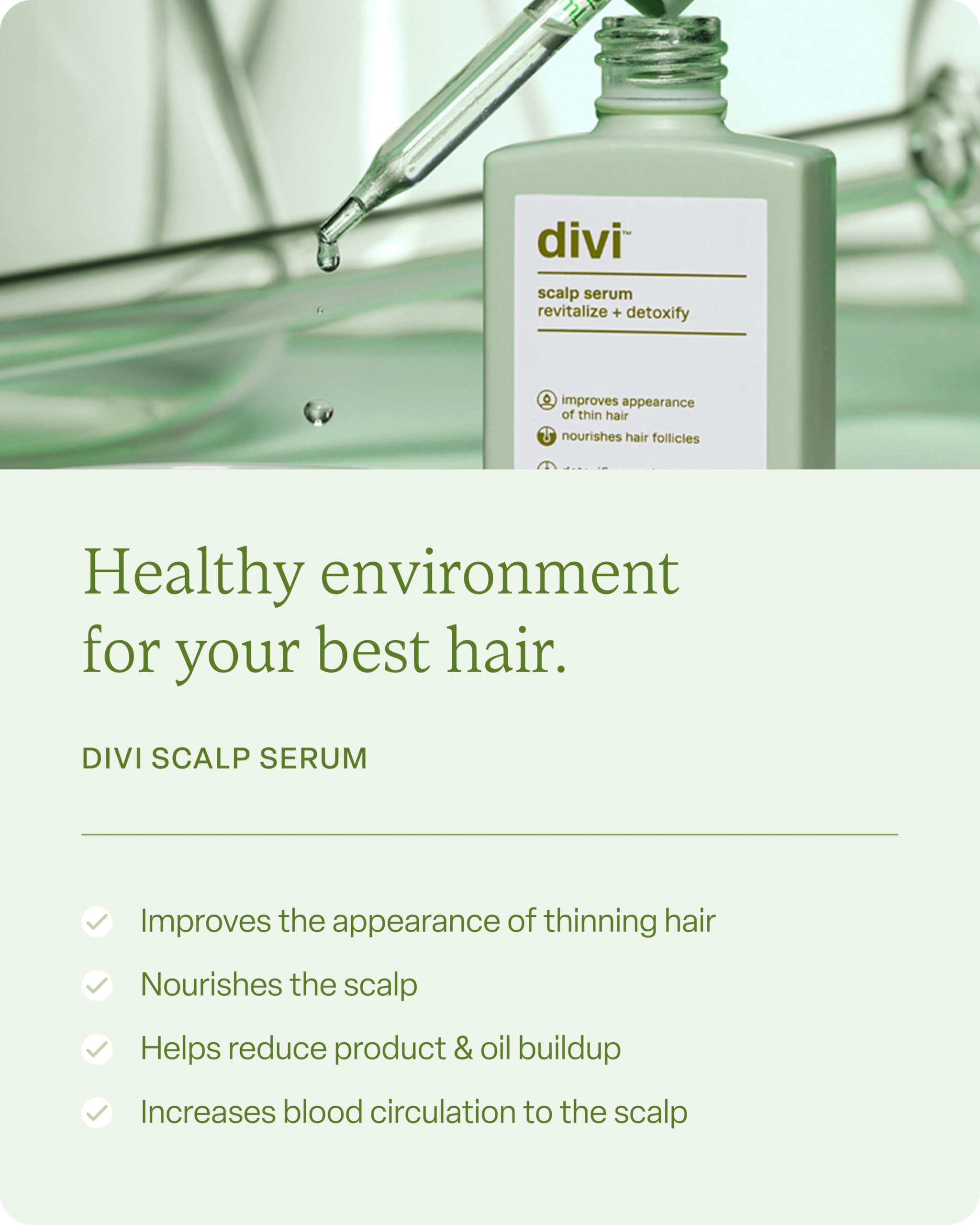 Divi Healthy Hair Goals Bundle | Volumizing Shampoo, Conditioner & Scalp Serum