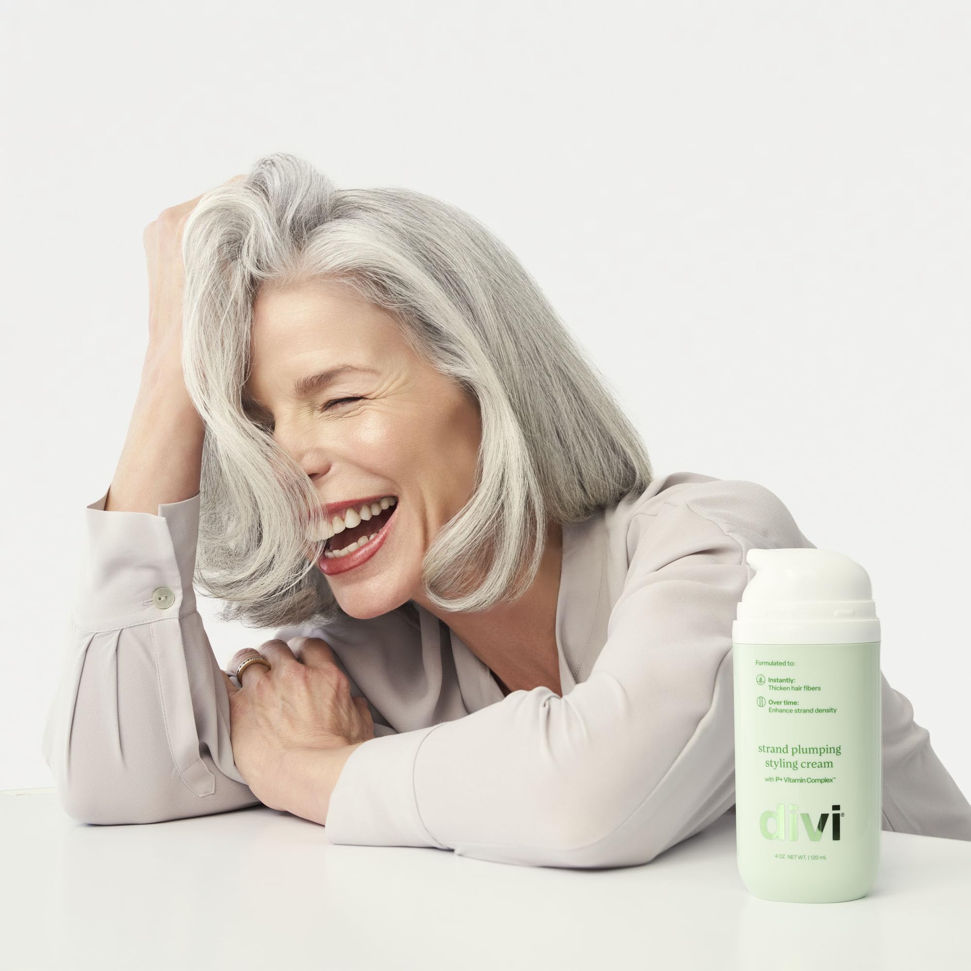 Divi Strand Styling Cream – Hair Thickening for Fine Hair, Volumizing & Frizz Control