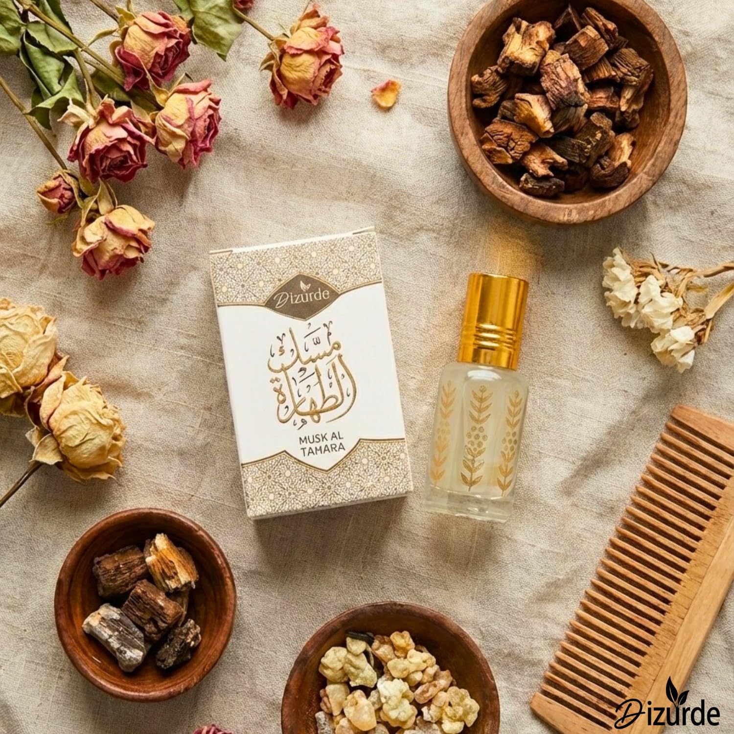 Dizurde Musk Al Tahara 6mL | White Musk Perfume Oil for Women | Daily Wear & Layering