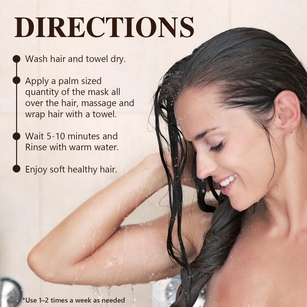 Dmsky 2 Pack Hair Mask for Damaged Hair | Keratin & Collagen Deep Conditioning (16.2 oz each)