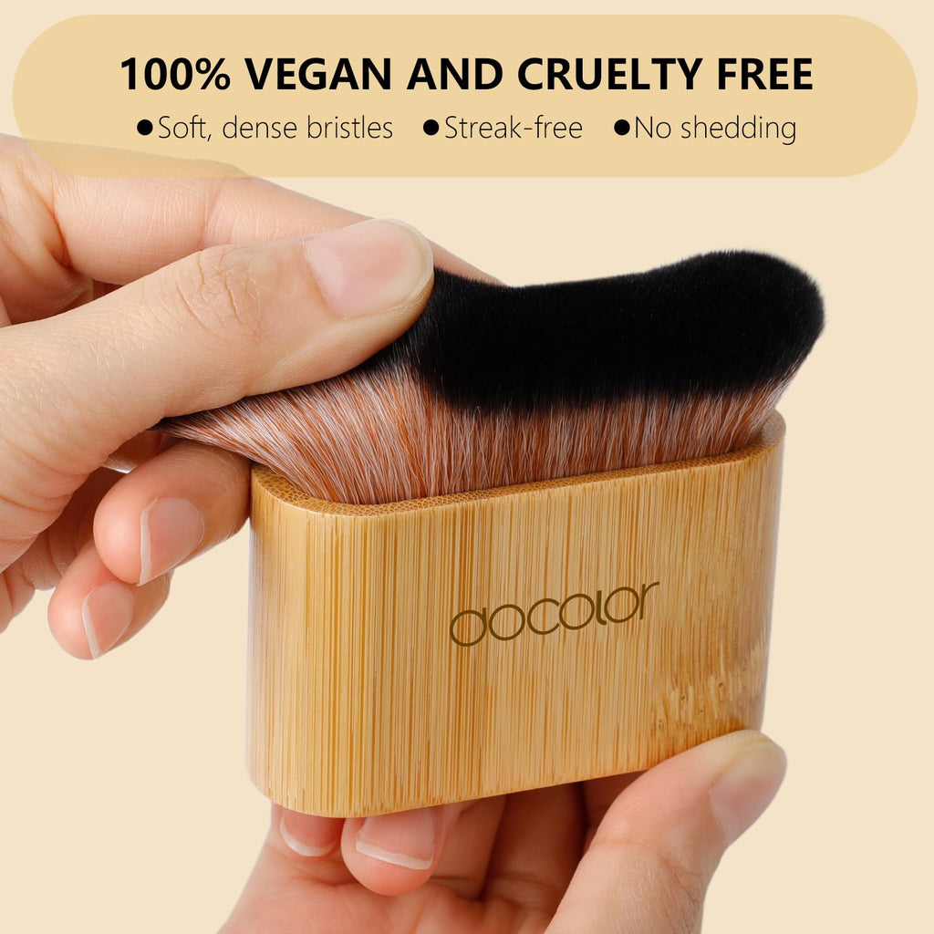 Docolor Self Tanner Brush Large Body – Soft Vegan Tanning Brush for Face, Body, and Back