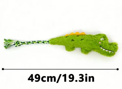 Crocodile Rope Dog Toy – Durable Chew & Tug Toy for Active Dogs