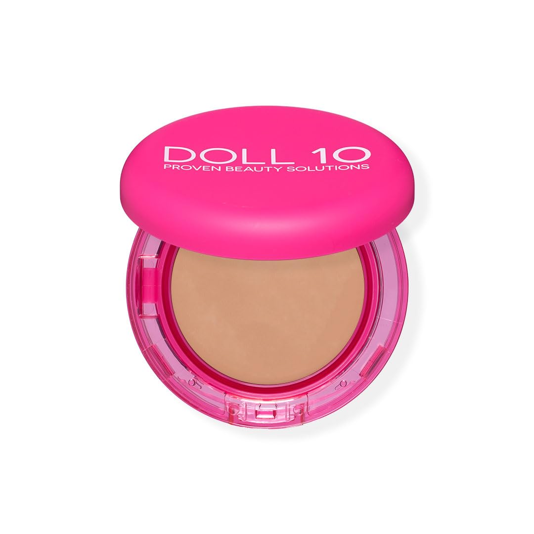 Doll 10 Peptide Bounce Balm Foundation Light – Hydrating, Buildable Coverage for Mature Skin | Vegan & Clean