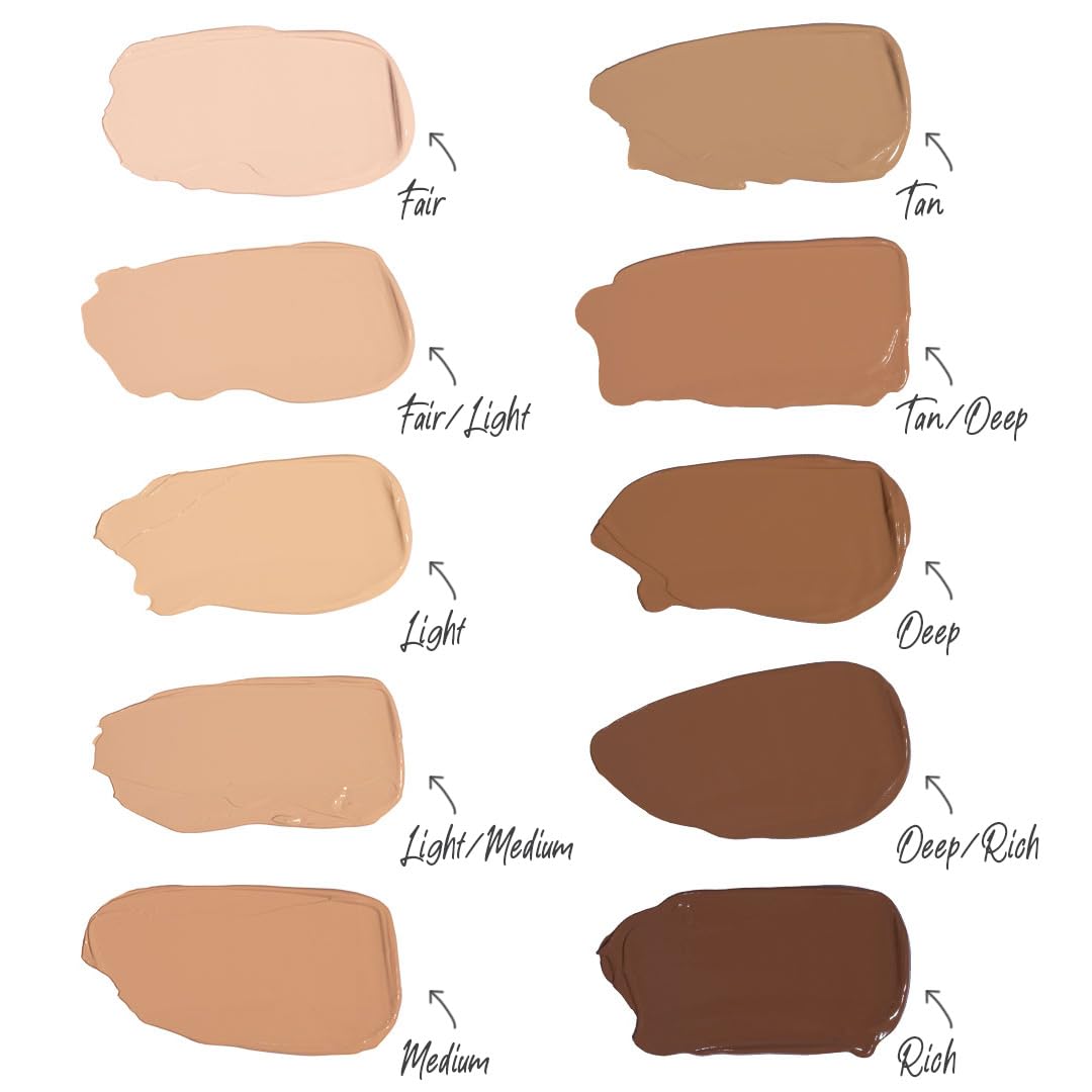 DOLL 10 NO. T.C.E This Covers Everything Super Coverage Concealer with Peptides – Light/Medium 0.33 oz