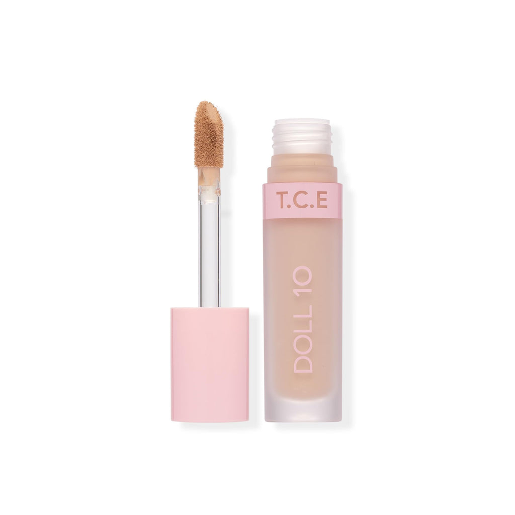 DOLL 10 NO. T.C.E This Covers Everything Super Coverage Concealer with Peptides – Light/Medium 0.33 oz