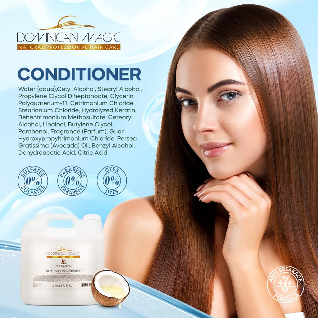 Dominican Magic Detangler Conditioner Coconut Infused 2.6-oz — Silky, Tangled-Free Hair