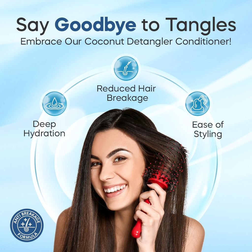 Dominican Magic Detangler Conditioner Coconut Infused 2.6-oz — Silky, Tangled-Free Hair