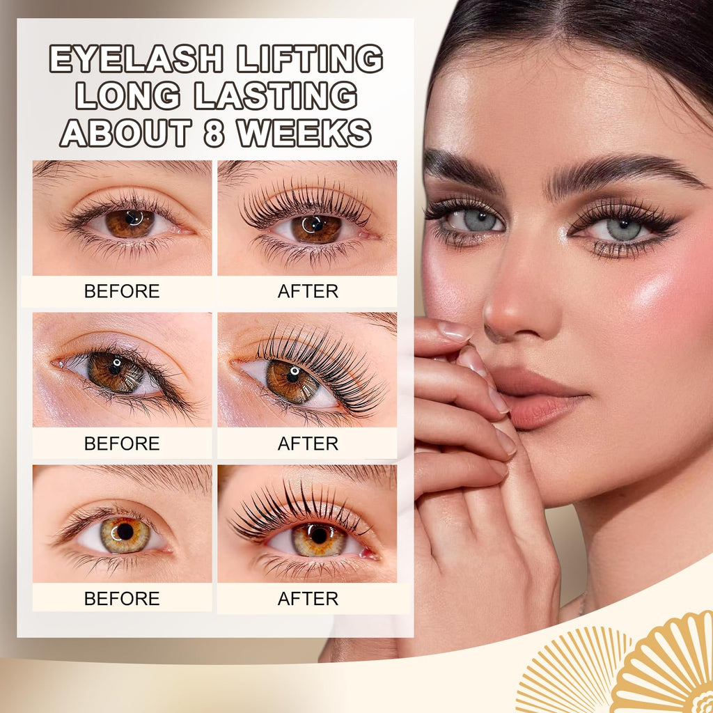 DONG RHYME Lash Lift Kit - At-Home Lash Perm & Brow Lamination Bundle