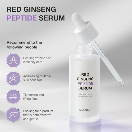 Donginbi LAB 1899 Red Ginseng Peptide Serum | Quick Lifting Facial Serum & Moisturizer