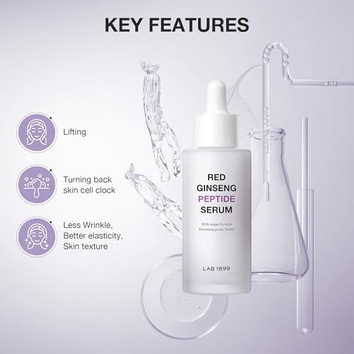 Donginbi LAB 1899 Red Ginseng Peptide Serum | Quick Lifting Facial Serum & Moisturizer