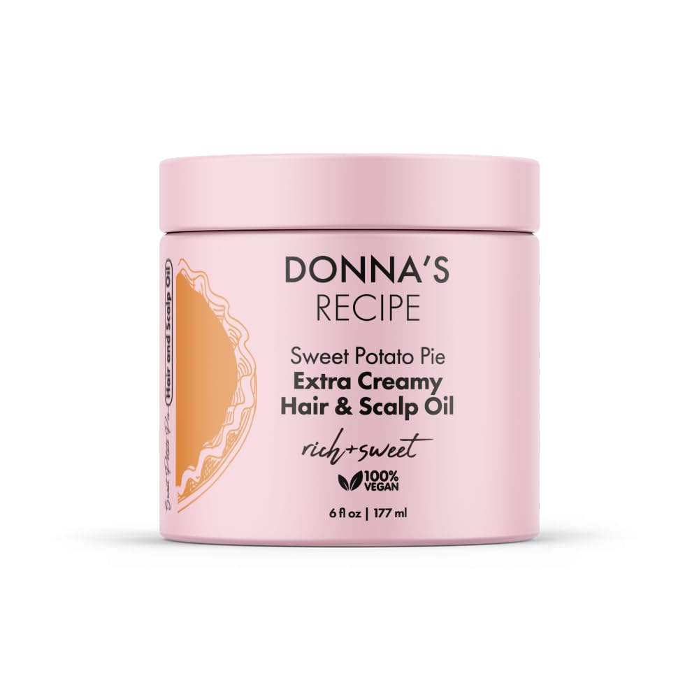 Donna's Recipe by Tabitha Brown Sweet Potato Pie Hair & Scalp Oil – Lightweight Moisture