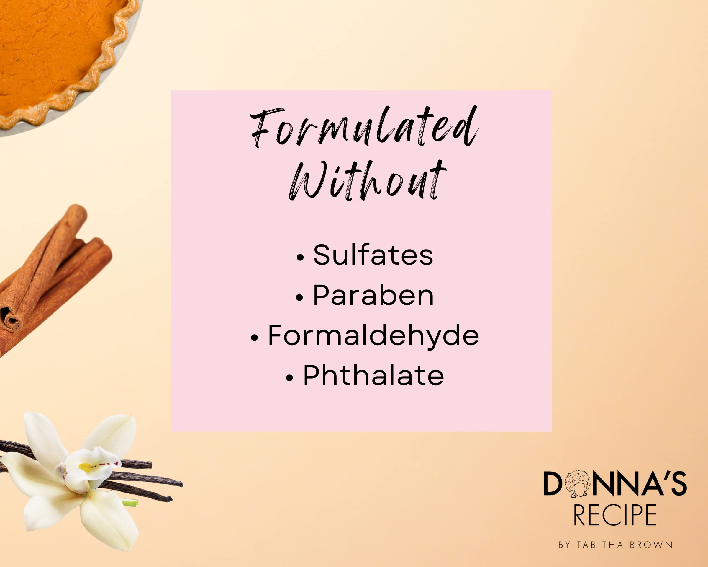 Donna's Recipe by Tabitha Brown Sweet Potato Pie Hair & Scalp Oil – Lightweight Moisture