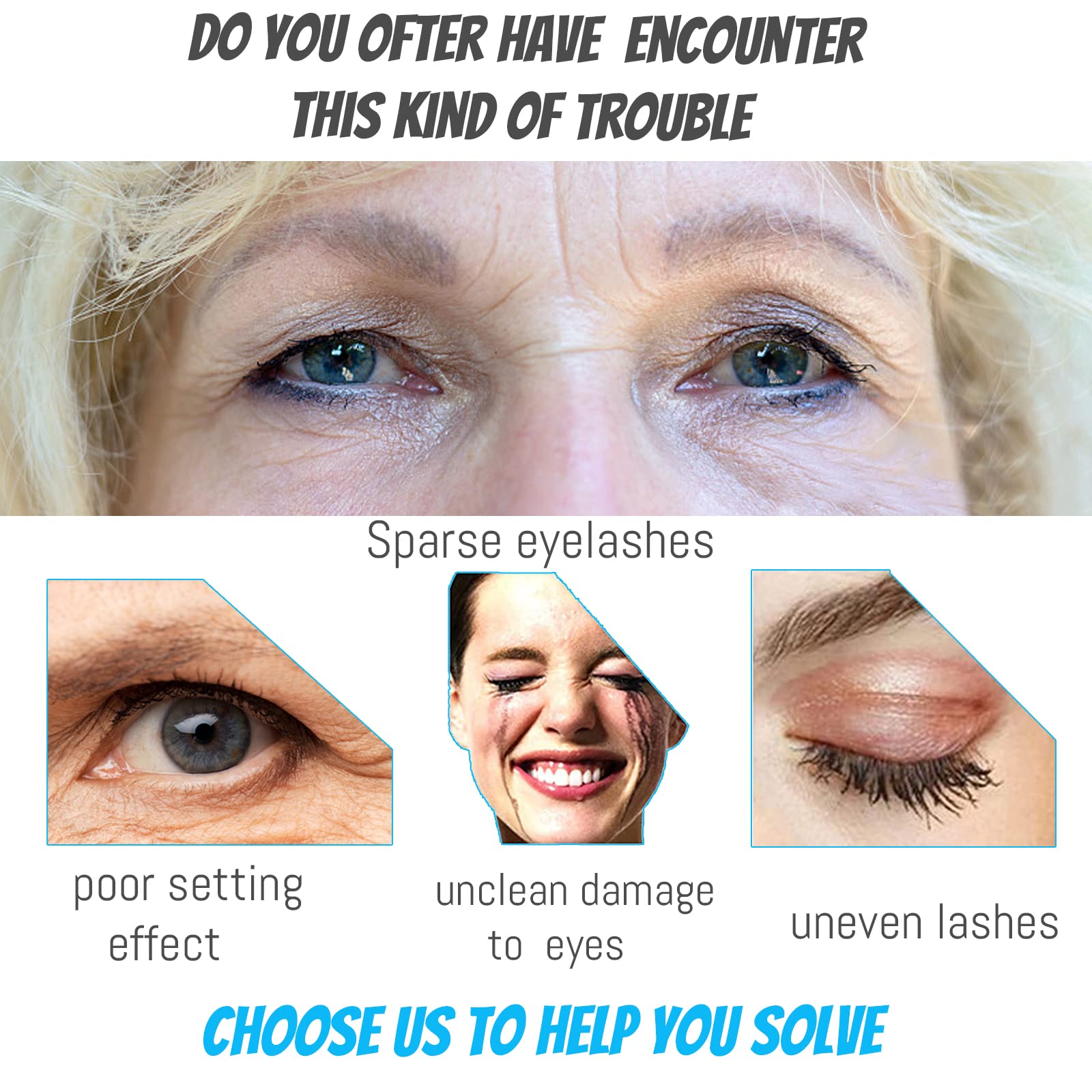 Dootdott Mascara for Older Women 60+ – Hypoallergenic, Waterproof, Volume & Length