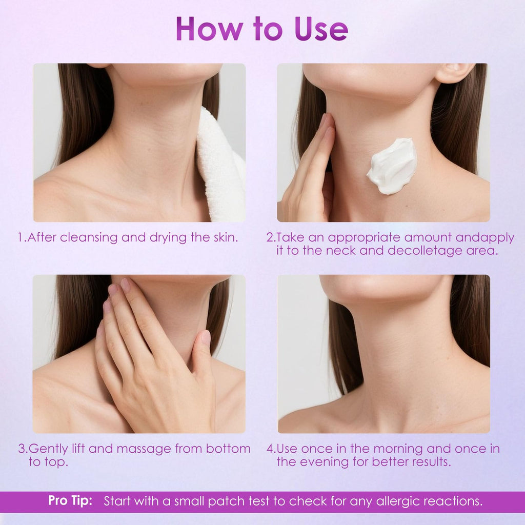 Doracome Firming Neck Cream for Crepey Skin – Neck & Chest Firming, Hydration & Smoothing