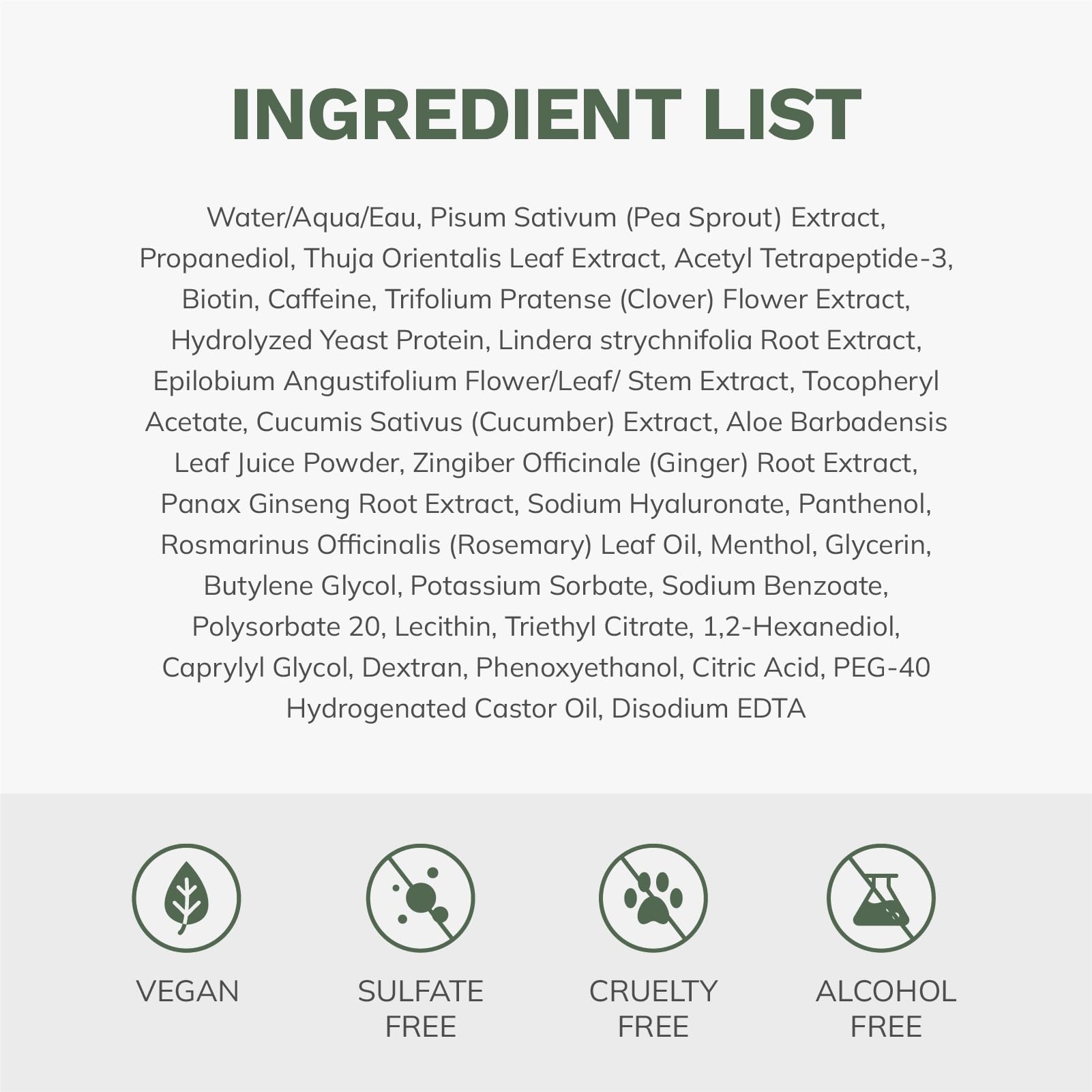 DORPANG Scalp Serum for Thinning Hair – Vegan Peptides, Non-Greasy, 60ml, No-Rinse