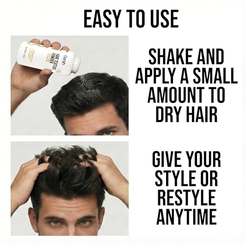 Dorsh Hair Texture Powder for Men – Strong Hold, Matte Finish, No Residue | 33% More Product