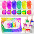 Double Rhythm 6 Pcs 15ml Gel Polish Set – Same Color, Soak Off Jelly Neon Kit
