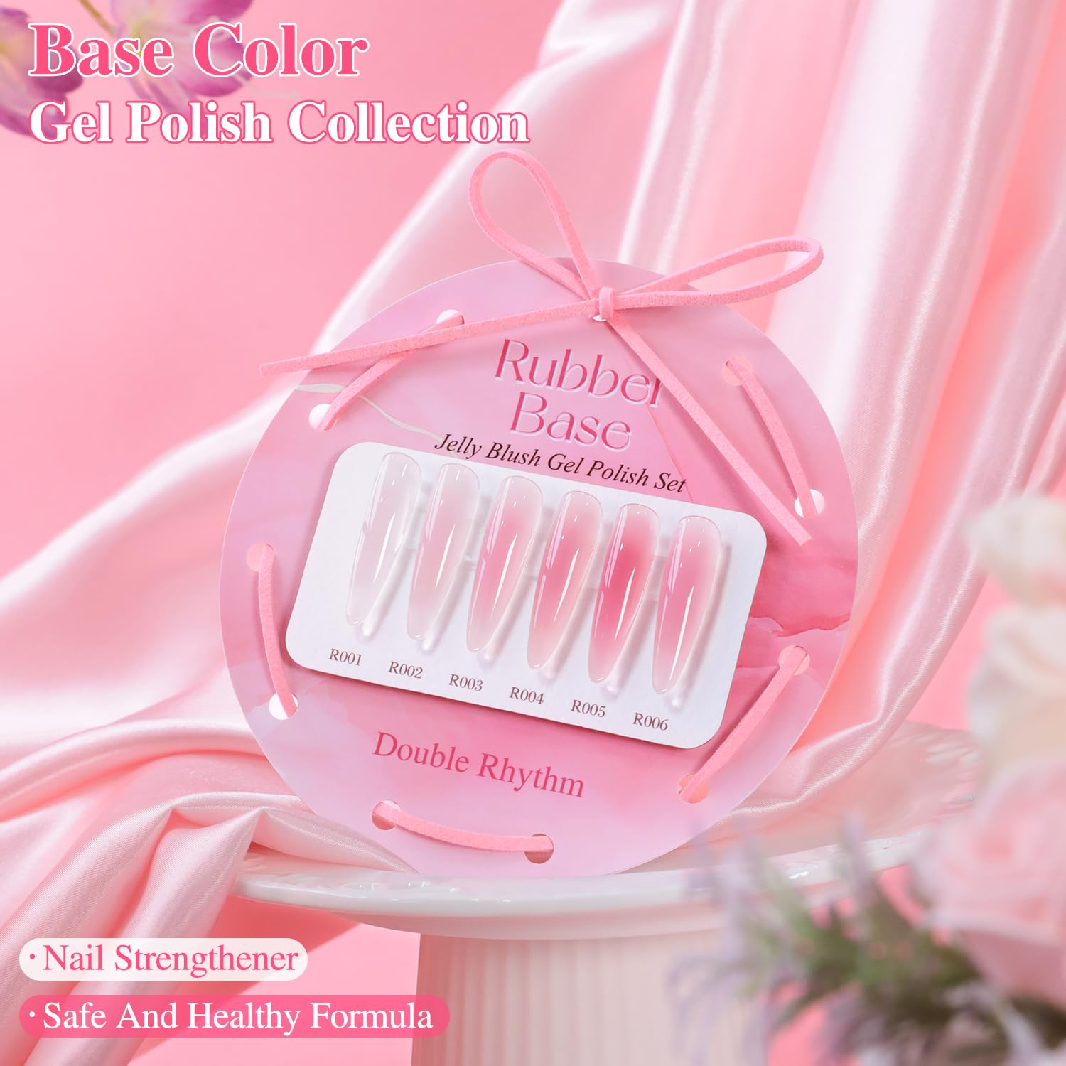 Double Rhythm 6 Pcs 15ml Gel Polish Set – Milky Nude Pink T6-84