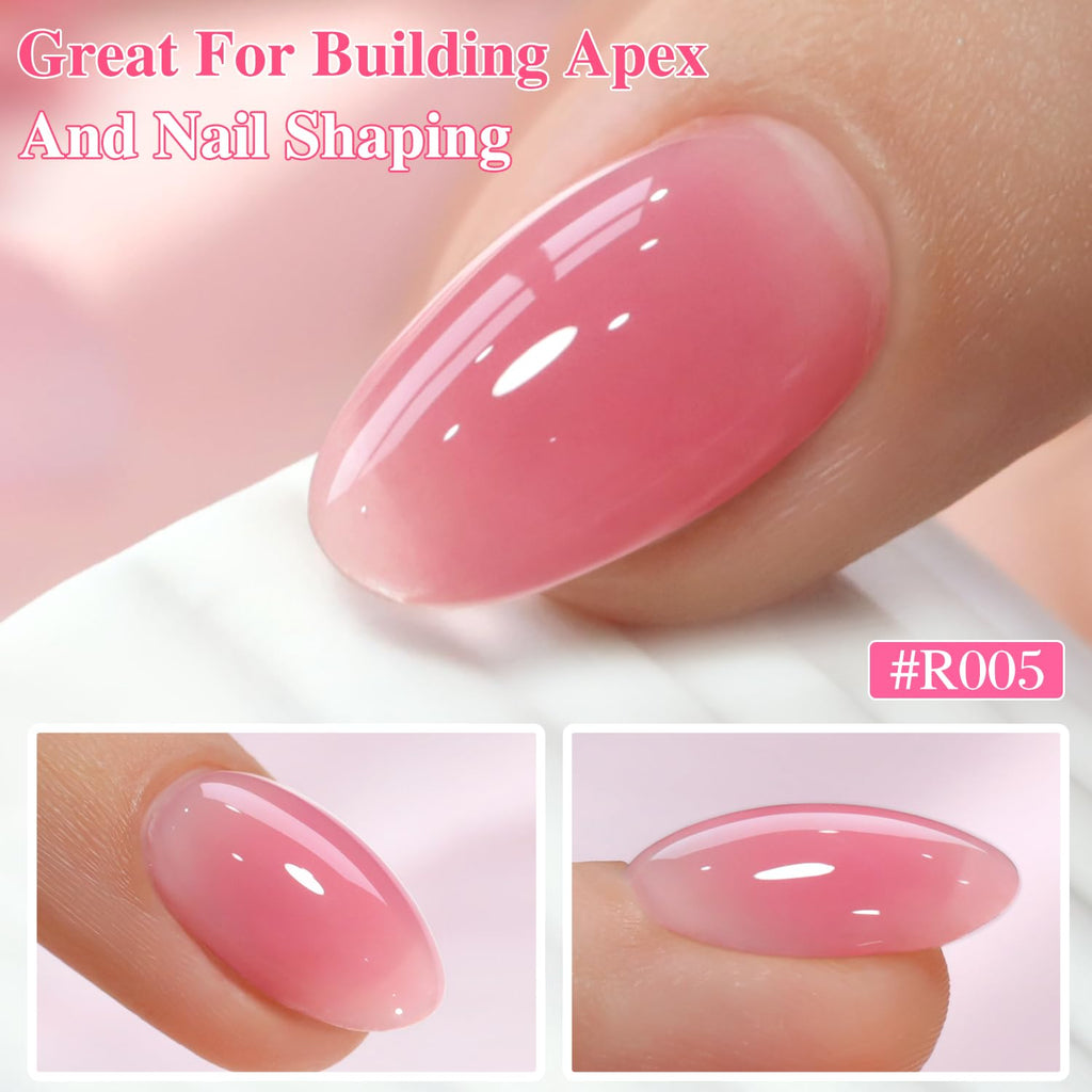 Double Rhythm 6 Pcs 15ml Gel Polish Set – Milky Nude Pink T6-84
