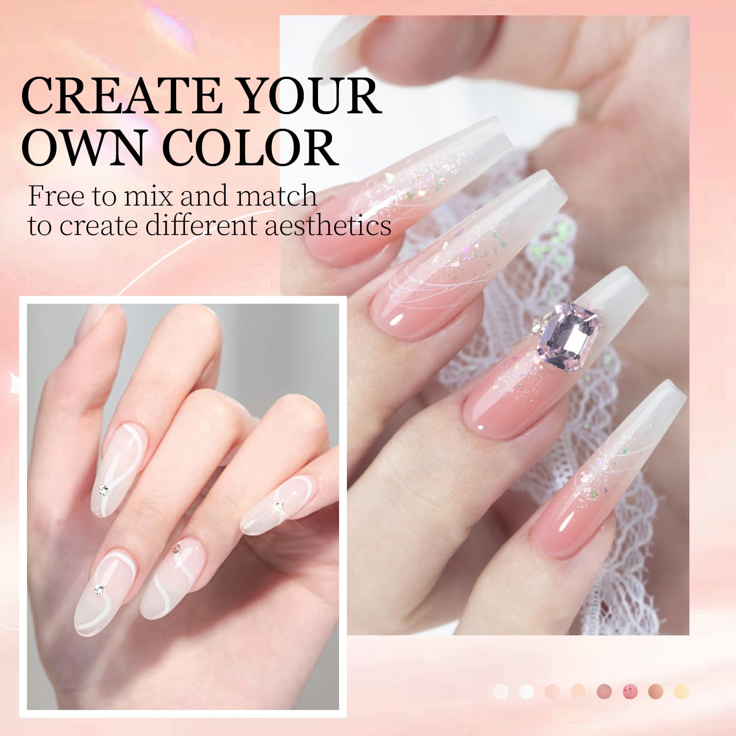 DouborQ Acrylic Nail Kit with Drill & UV Light – All-in-One Starter Set