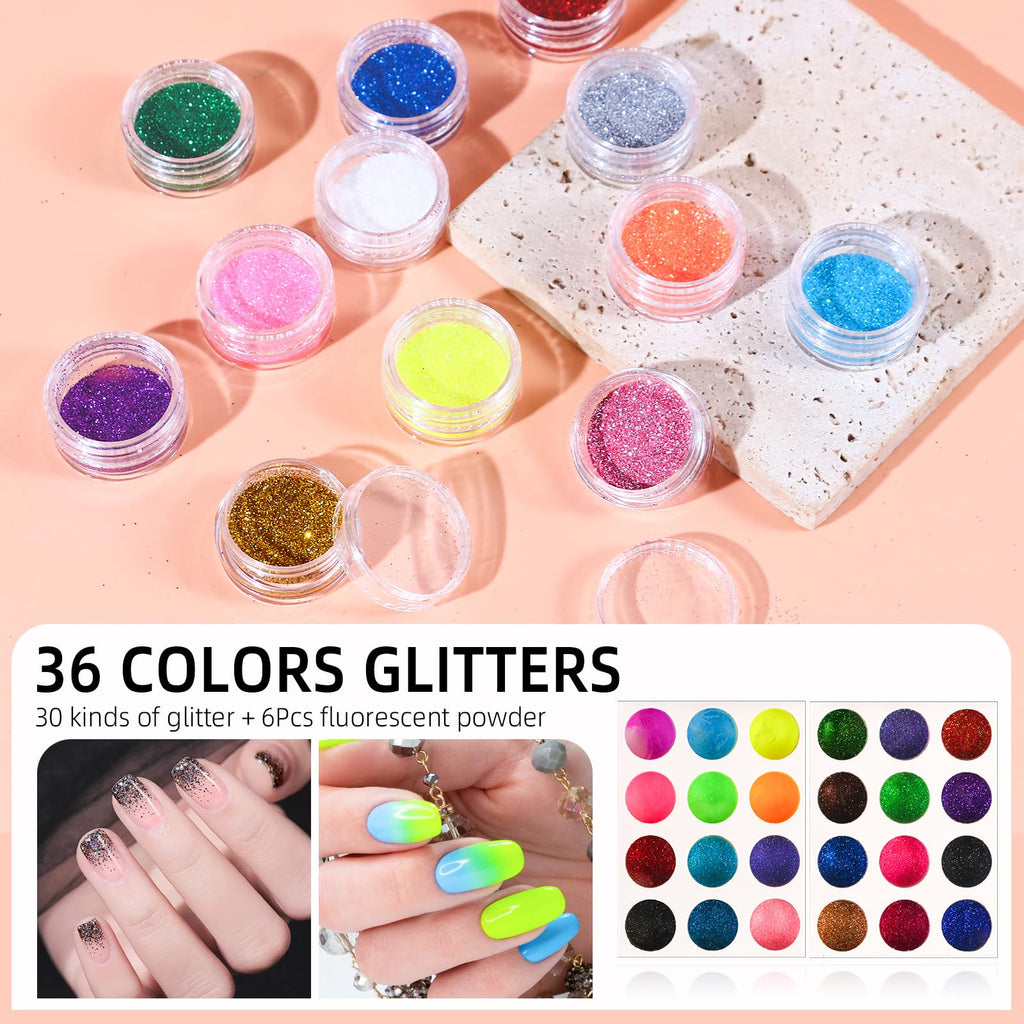 DouborQ Acrylic Nail Kit with Drill & UV Light – All-in-One Starter Set