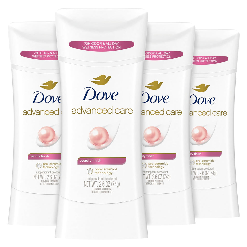 Dove Advanced Care Beauty Finish Antiperspirant Deodorant Stick – 4×2.6 oz