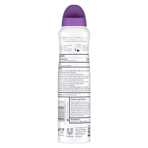 Dove Advanced Care Pink Rosa Antiperspirant Deodorant Spray – 3 Count, 72 Hr Protection, 3.8 oz
