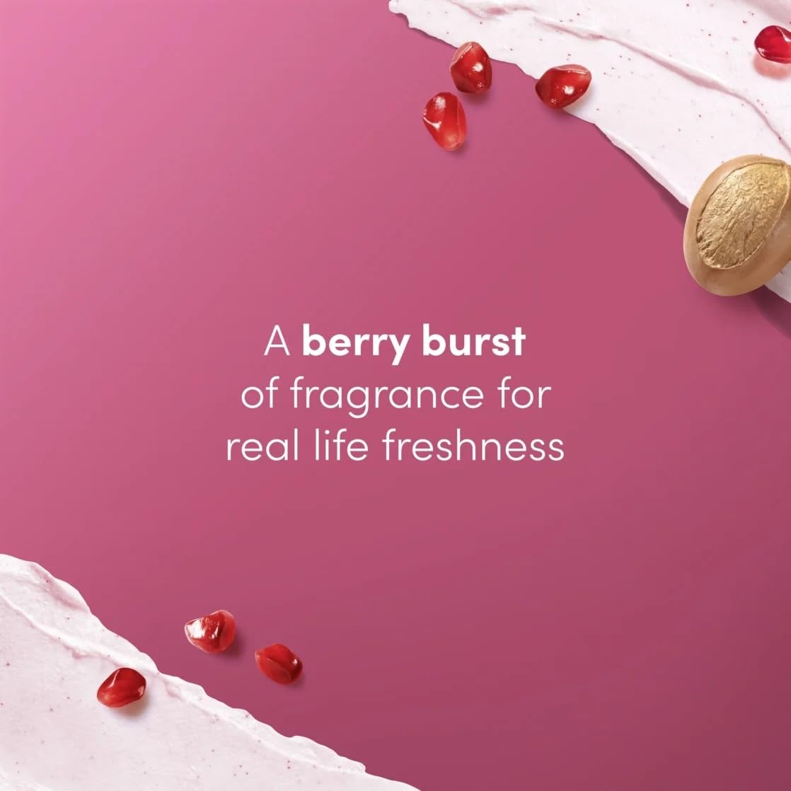Dove Limited Edition Merry Berry Set – Pomegranate & Hibiscus Rejuvenating Body Wash & Exfoliating Scrub (2 Count)